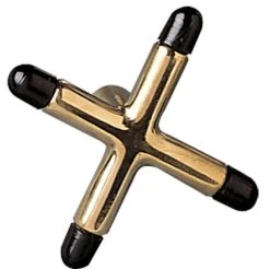 Peradon Cross Rest Head Brass