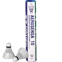 Yonex Aerosensa 10 Feather Shuttlecocks 12 Pack