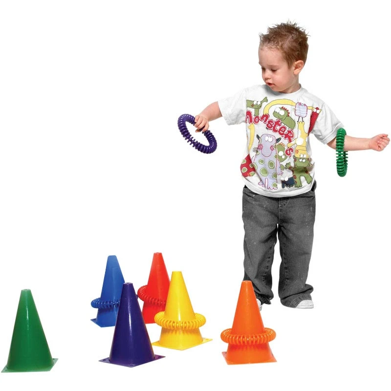 PLAYM8 Telephone Wire Quoits 6 Pack 15cm 5 PLAYM8 Telephone Wire Quoits 6 Pack 15cm - Image 3