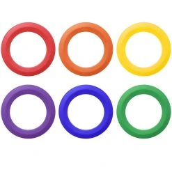 PLAYM8 Juggling Ring 6 Pack 24cm