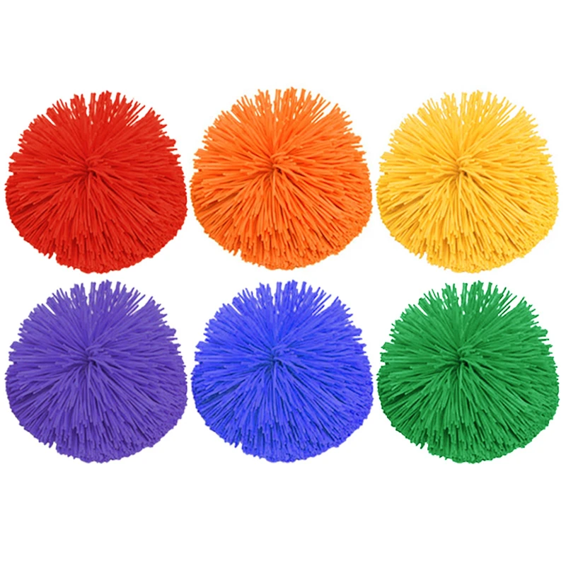 PLAYM8 Multi Pom Pom Ball 6 Pack 3 PLAYM8 Multi Pom Pom Ball 6 Pack
