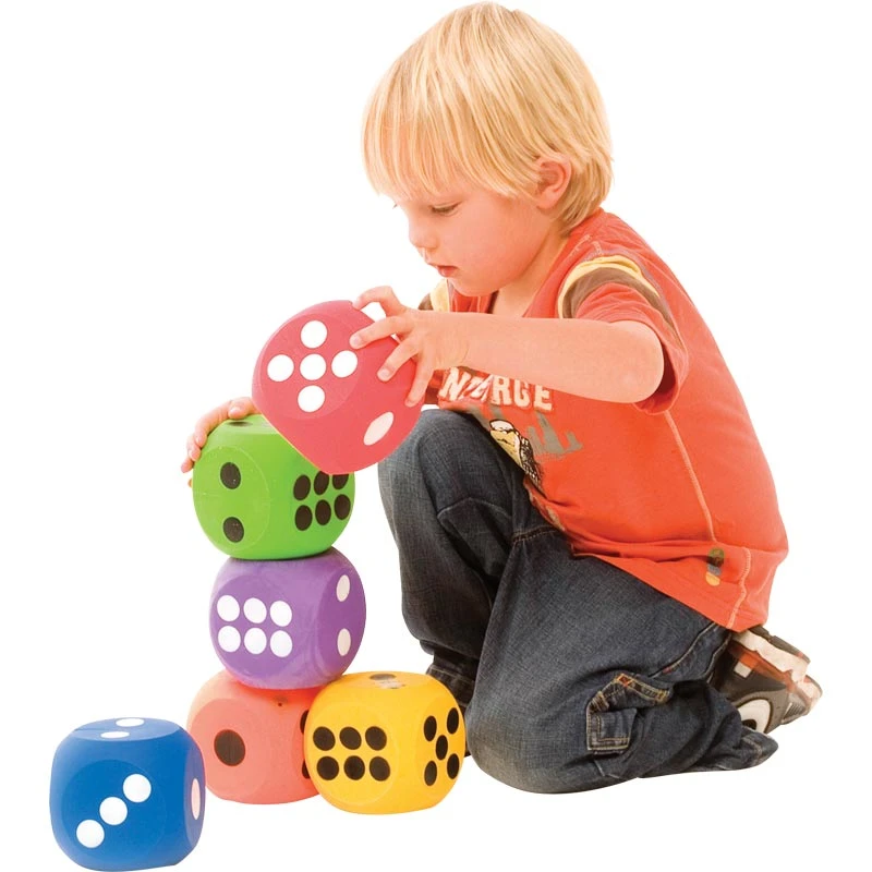 PLAYM8 Inflatable Dice 6 Pack 10cm 4 PLAYM8 Inflatable Dice 6 Pack 10cm - Image 2