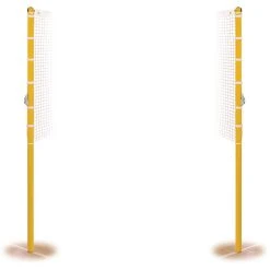 Harrod Sport Socketed Competition Badminton Posts