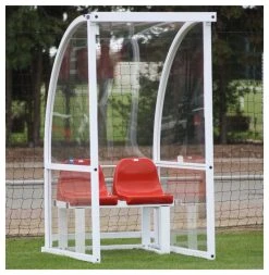 Harrod Sport Premier Curved Floor Fixed Referees Shelter