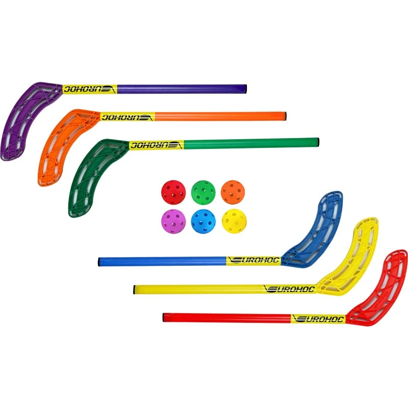 Eurohoc Sticks And Balls 6 Pack 52cm 3 Eurohoc Sticks And Balls 6 Pack 52cm
