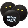 Wilson Staff Squash Ball Double Yellow Dot -Harrod Sport shop it060437d