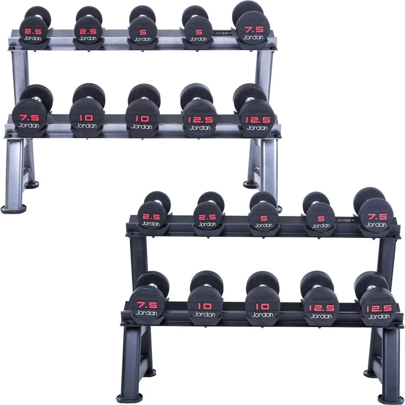 Jordan Fitness Jordan 5 Pair 2 Tier Dumbbell Rack 3 Jordan Fitness Jordan 5 Pair 2 Tier Dumbbell Rack
