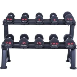 Jordan Fitness Jordan 5 Pair 2 Tier Dumbbell Rack 7 Jordan Fitness Jordan 5 Pair 2 Tier Dumbbell Rack -Harrod Sport shop it065283b 3