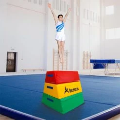 Beemat Gymnastic Three Section Large Foam Vaulting Box