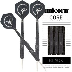 Unicorn Core Plus Black Darts