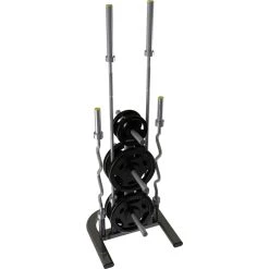 Exigo Olympic Weight Tree With Bar Storage