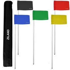 Ziland Club Corner Pole And Flag 4 Set
