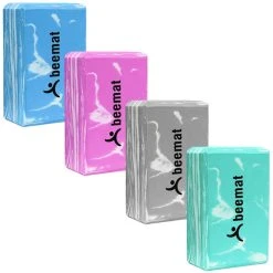 Beemat Marbleized Yoga Block