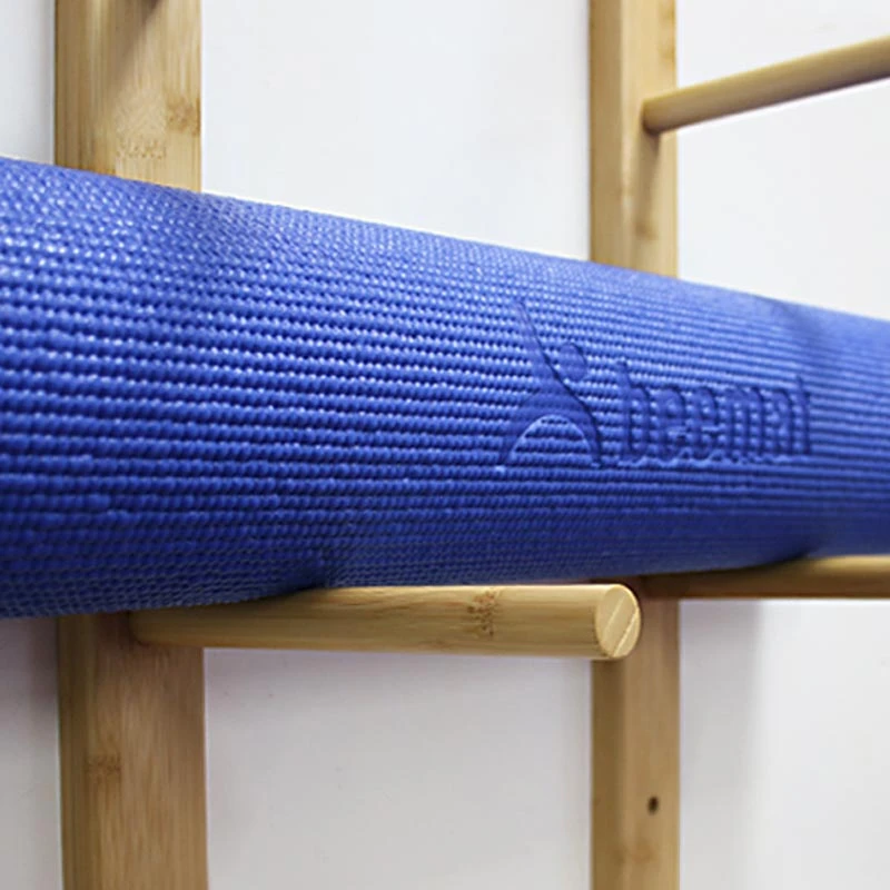 Beemat Bamboo Yoga Mat Wall Storage Rack 4 Beemat Bamboo Yoga Mat Wall Storage Rack - Image 2