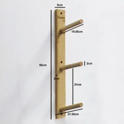 Beemat Bamboo Yoga Mat Wall Storage Rack 7 Beemat Bamboo Yoga Mat Wall Storage Rack -Harrod Sport shop it095302h 3