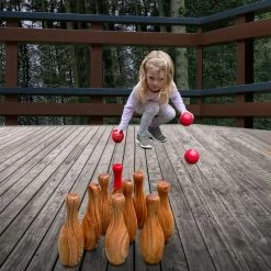 Urban Wooden Skittle Set