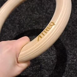 ATREQ Wooden Gym Rings -Harrod Sport shop it096879d 4