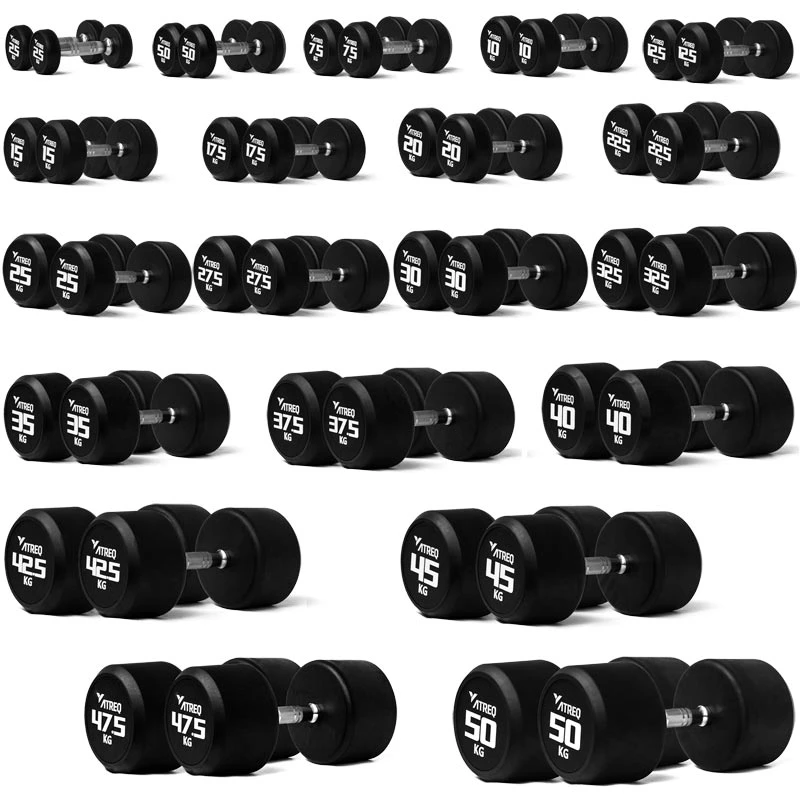 ATREQ Elite Rubber Dumbbells 3 ATREQ Elite Rubber Dumbbells