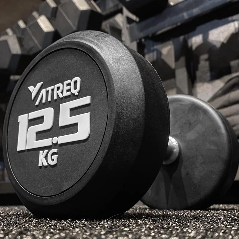 ATREQ Elite Rubber Dumbbells 5 ATREQ Elite Rubber Dumbbells - Image 3