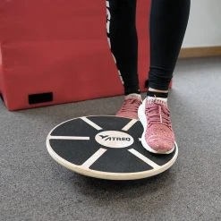 ATREQ Wooden Non Slip Balance Board 8 ATREQ Wooden Non Slip Balance Board -Harrod Sport shop it097157a 3