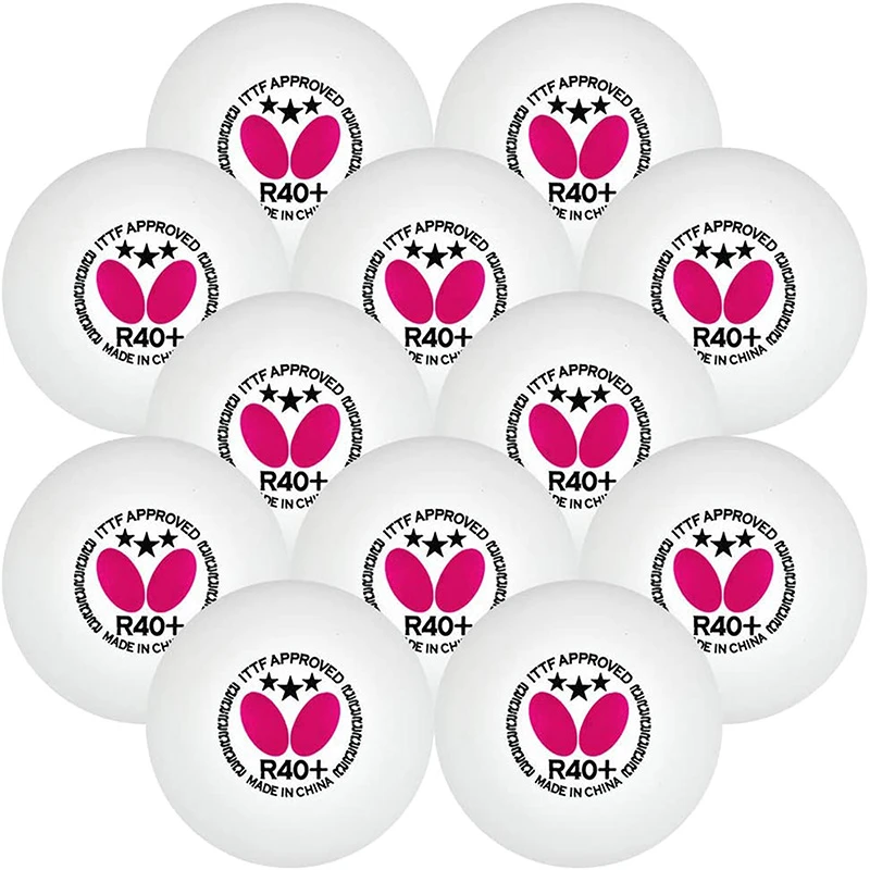 Butterfly R40+ 3 Star Table Tennis Balls 12 Pack 5 Butterfly R40+ 3 Star Table Tennis Balls 12 Pack - Image 3