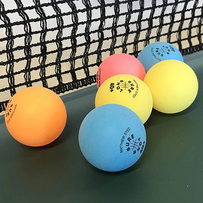 Sure Shot Matthew Syed Coloured Table Tennis Balls 60 Pack 4 Sure Shot Matthew Syed Coloured Table Tennis Balls 60 Pack - Image 2