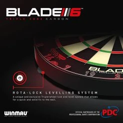 Winmau Blade 6 Carbon Triple Core Dartboard 13 Winmau Blade 6 Carbon Triple Core Dartboard -Harrod Sport shop it102279 6