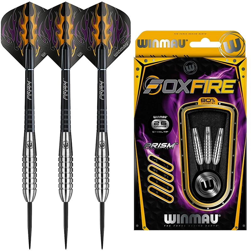 Winmau Foxfire 80% Tungsten Darts 3 Winmau Foxfire 80% Tungsten Darts