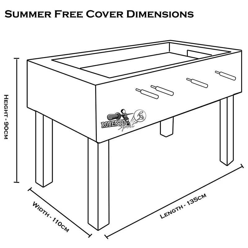 Roberto 4.5ft Summer Free Pro Cover Football Table 6 Roberto 4.5ft Summer Free Pro Cover Football Table - Image 4